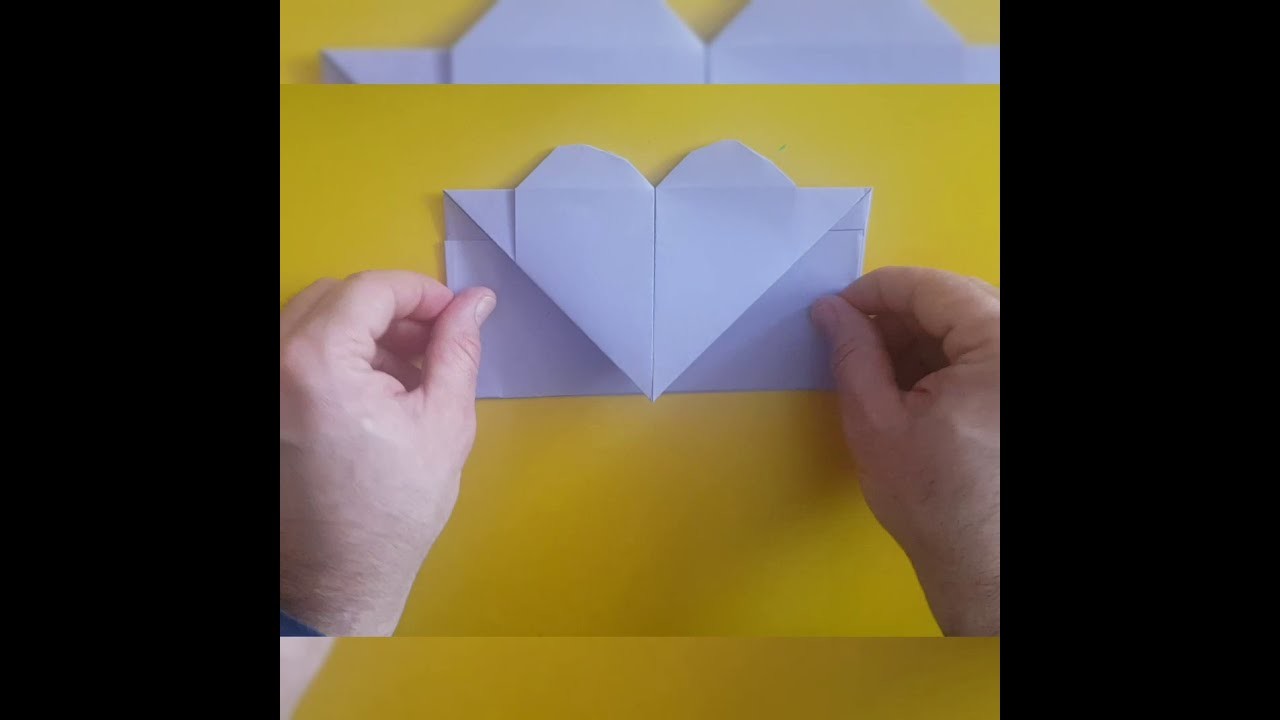 Herz Berief Umschlag basteln #5???????? .Make heart envelope #5