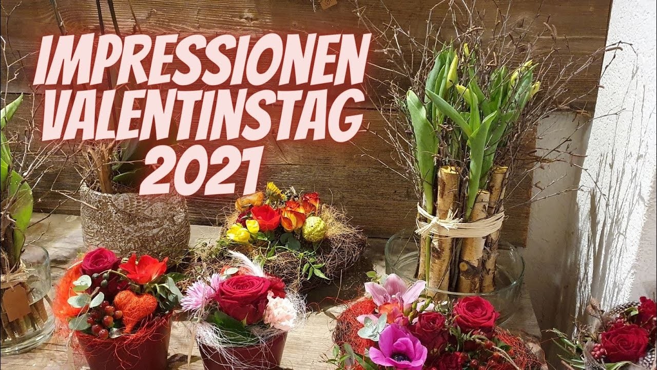 Impressionen - Valentinstag 2021 im Blumenladen Flora-Line, Grosshöchstetten. Deko Inspirationen