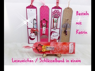 Lesezeichen im Lesezeichen oder Schlüsselbänder  Nett verpackt