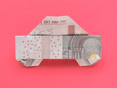 Origami AUTO Geldgeschenk GELD FALTEN | Geschenk für Kinder | Money CAR | Tutorial by Euro Origami