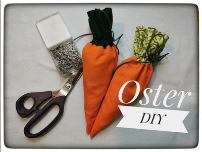 Oster DIY - Karottensäckchen nähen, Geschenkverpackung für Ostern