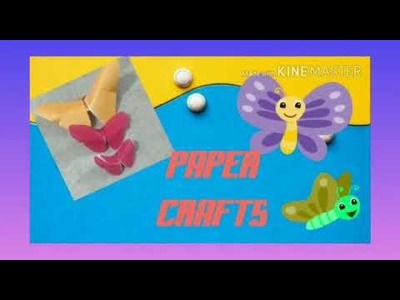 Paper crafts.paper butterfly.how to use paper butterfly.origami butterfly