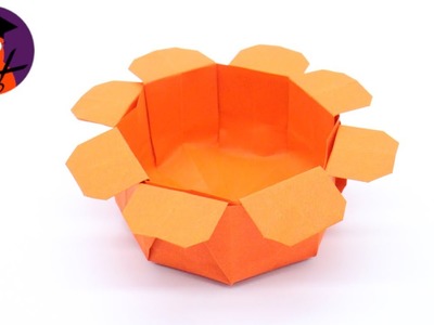 Basteln mit Papier 'Blumenschachtel' Origami DIY Deko für Frühling, Ostern & Muttertag #wplus.tv