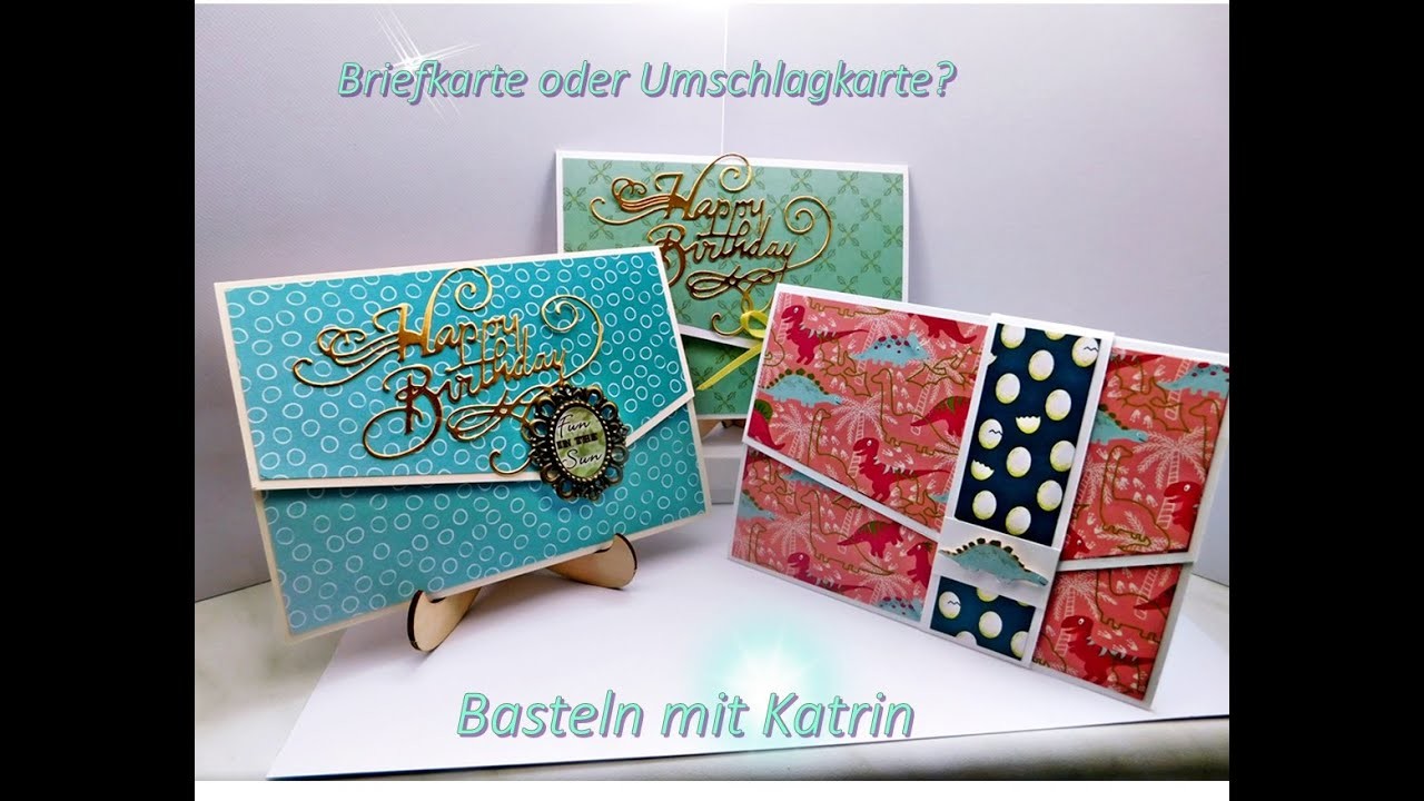 Briefkarte oder Umschlagkarte?