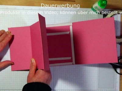 DIY Anleitung Mini - Album zum Geburtstag, Teil 1