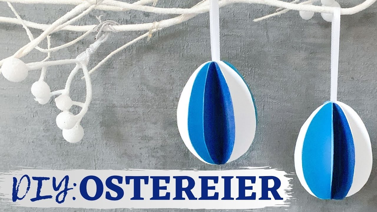 ???? DIY – Ostereier aus Papier basteln | Osterdeko selber machen