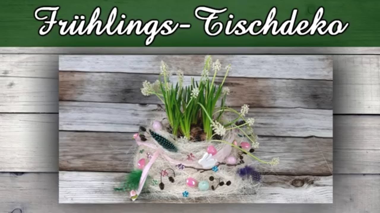 Frühlings- und Osternest 2023| Frühlingsdeko | Osterdeko | Tischdeko DIY