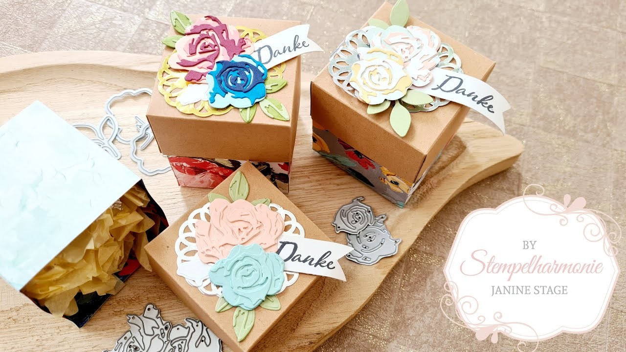 Geschenkbox "Wie gemalt" | Stampin Up! | Stempelharmonie
