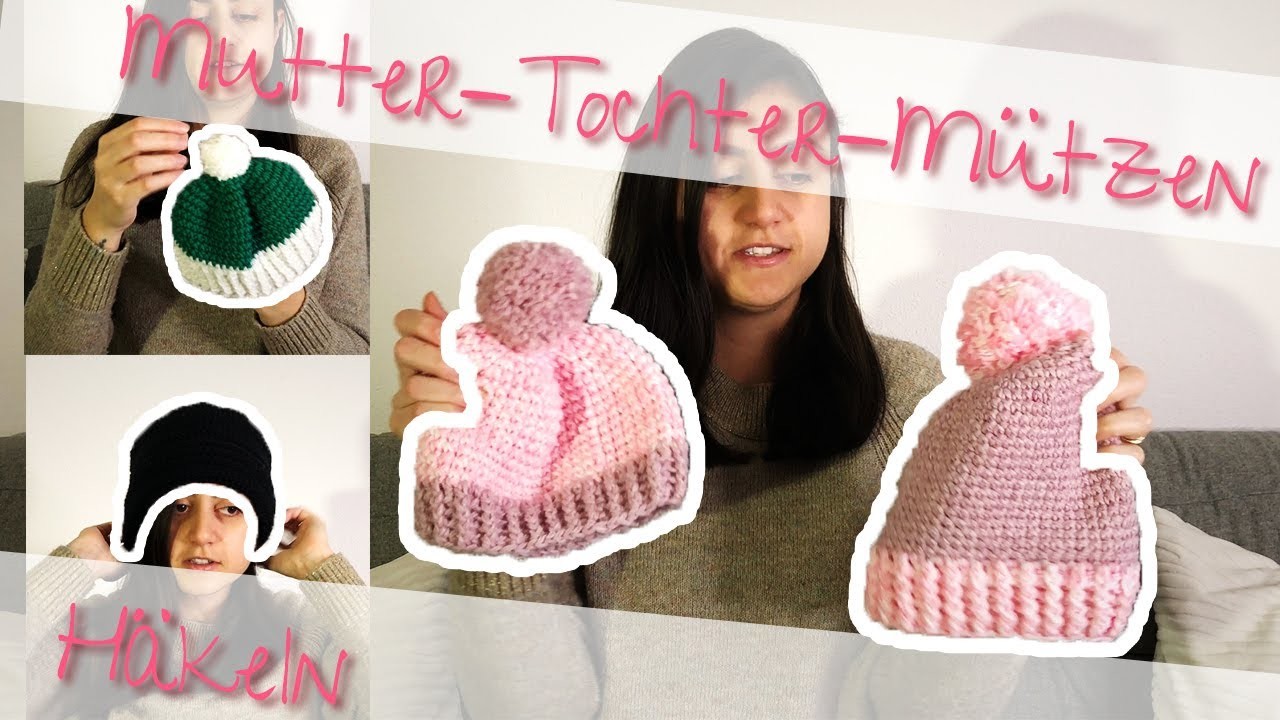Ich häkel Mützen für die ganze Familie | Bommel-fail ????
