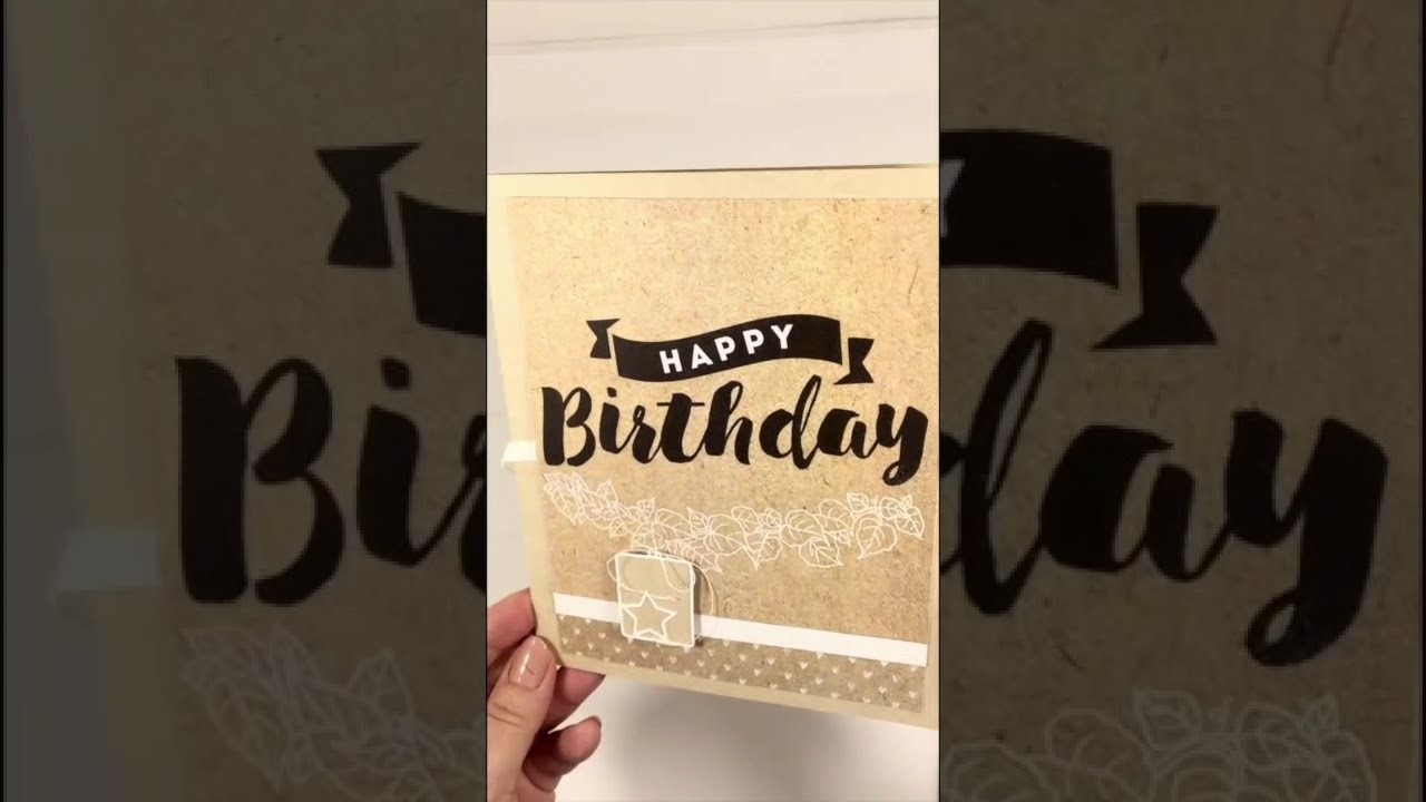 Pop Up Karte zum Geburtstag