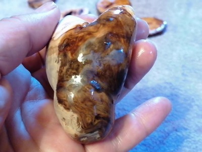 Baumperlen Workshop, bearbeiten Ölen