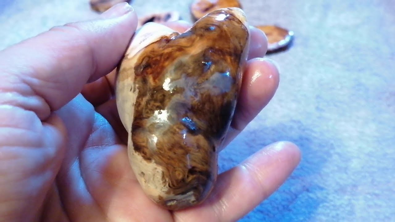 Baumperlen Workshop, bearbeiten Ölen