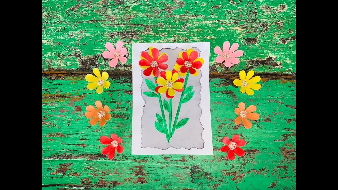 Blumen aus Eierkartons basteln????????