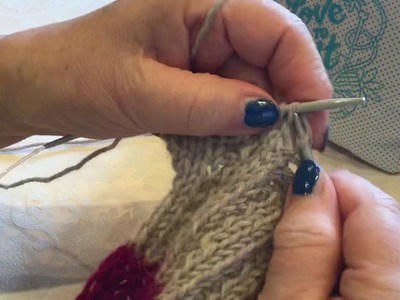 Das Fünfermuster für rustikale Strickteile