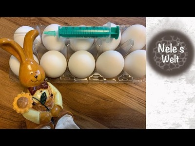 Eier ausblasen ganz einfach, Tipps und Tricks für ausgeblasene Ostereier, DIY Anleitung by NeleC.