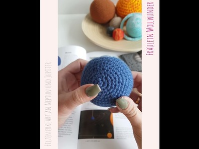 Häkeln - Tutorial • Farbdetails durch Filzen mit Filzwolle. Märchenwolle