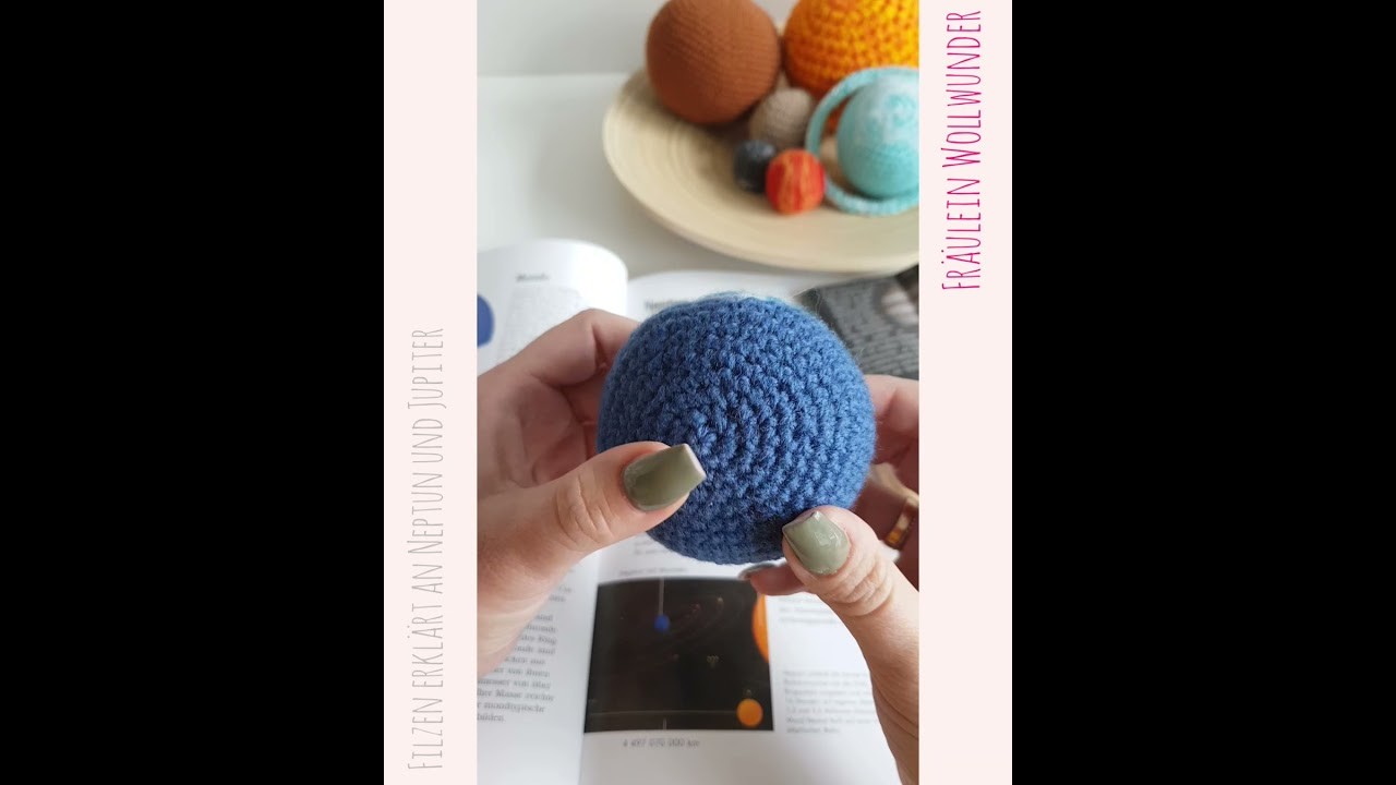 Häkeln - Tutorial • Farbdetails durch Filzen mit Filzwolle. Märchenwolle