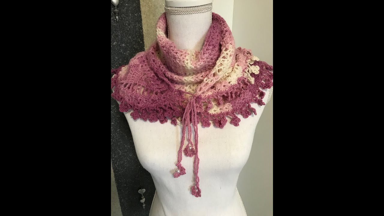 Minituch "Blumenwolke" gehäkelt Teil 2