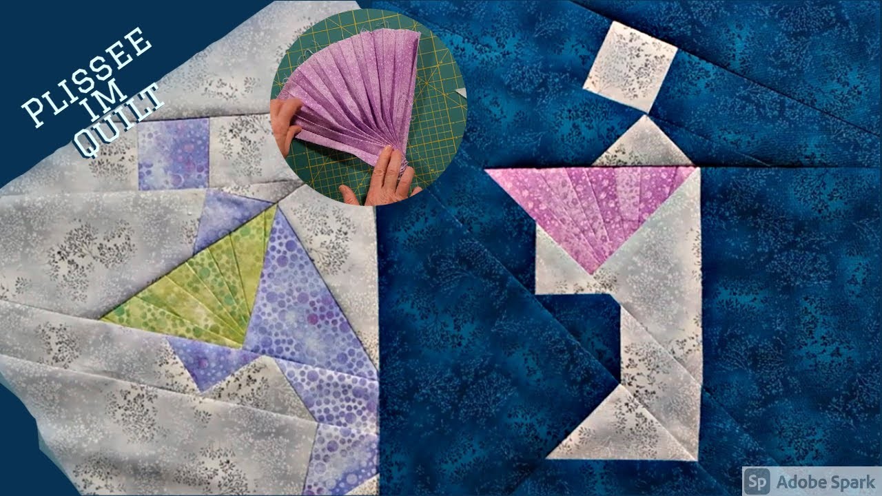 Patchwork-Paperpiecing-Tangram: Die Geisha