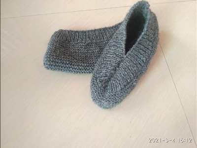 Woolan handmade socks for beginners in Marathi #knitting #socks @anucreations8894