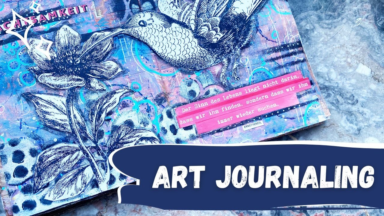 Art Journaling - Heute: Raus aus der Komfortzone!