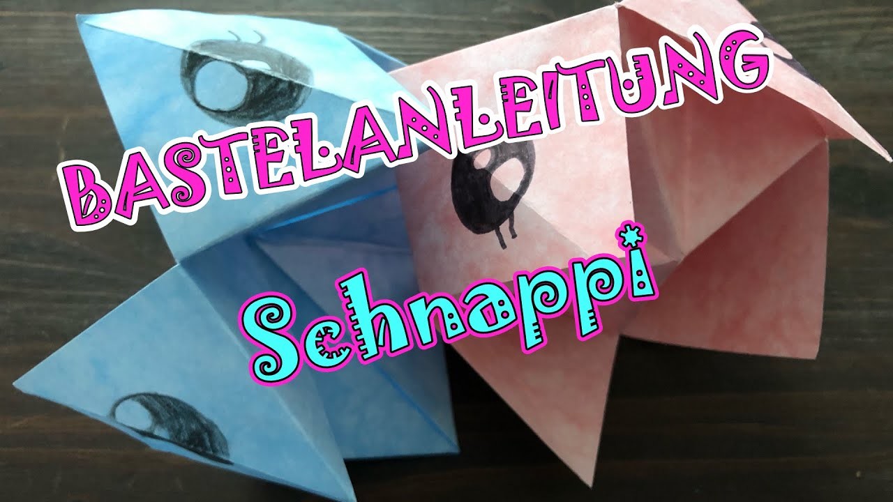 BASTELANLEITUNG ⭐️ So bastelt ihr einen SCHNAPPI ⭐️ Kinderleicht!