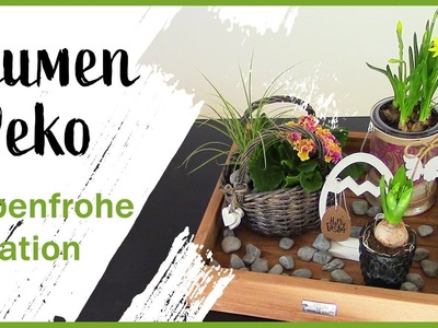 Farbenfrohe Frühlingsdeko l Osterdeko l Blumendeko