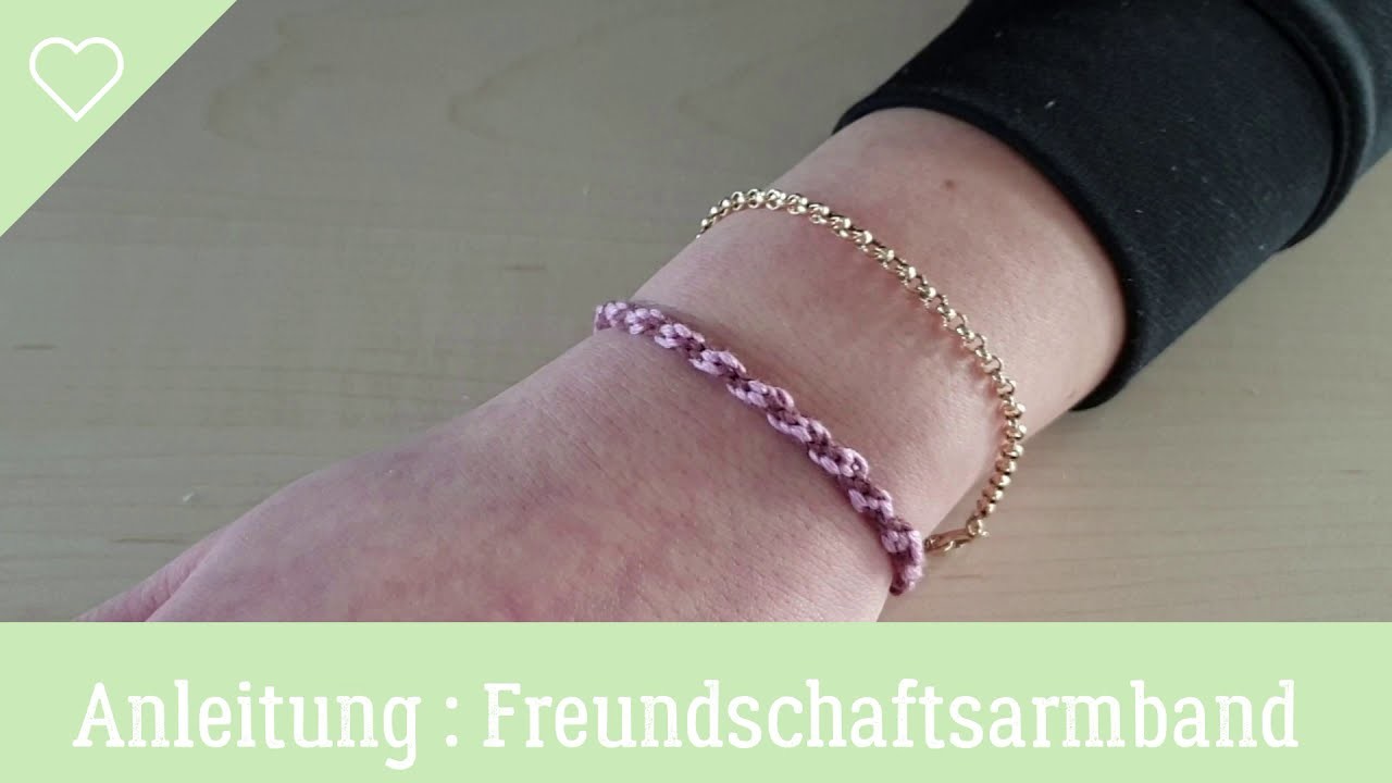 Freundschaftsbändchen Anleitung