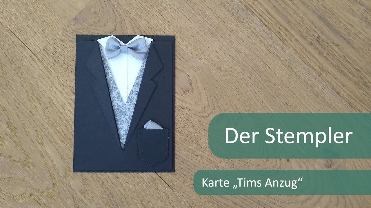 Karte "Tims Anzug" | Der Stempler ~ Stampin Up!