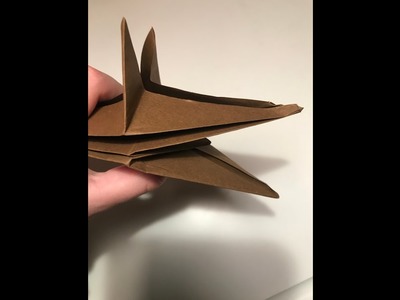Origami Wolfskopf falten - (Papierkinder)