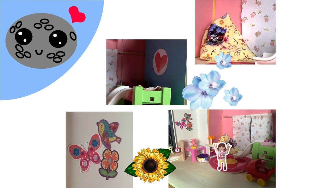 Pimp my Playmobil- Pias Kinderzimmer- DIY für Kids