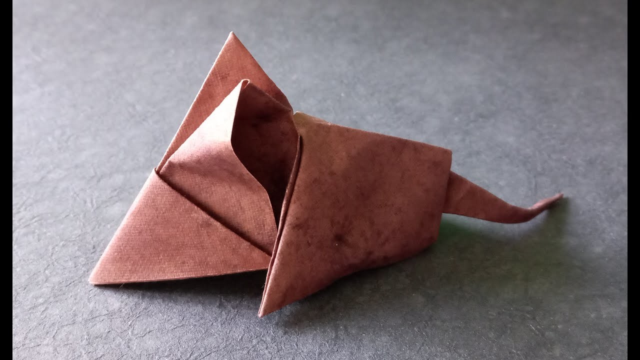 Süße Origami Maus