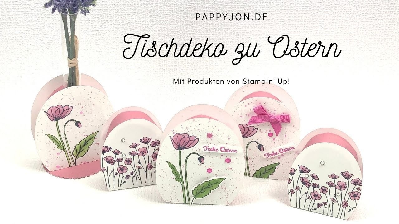 Tischdeko zu Ostern selbst gebastelt | Anleitung | Stampin’ Up! | DIY | Easter eggs table deco