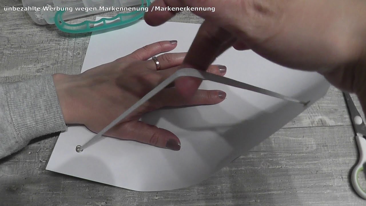 Tutorial: Ich zeige euch einen Verschluss mit einem Gummiband für Alben, Notizbücher etc.