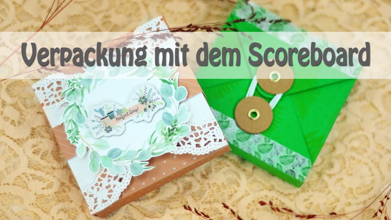 Verpackung mit dem Scoreboard