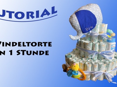 3-stöckige Windeltorte Tutorial | Babygeschenk | Babyparty