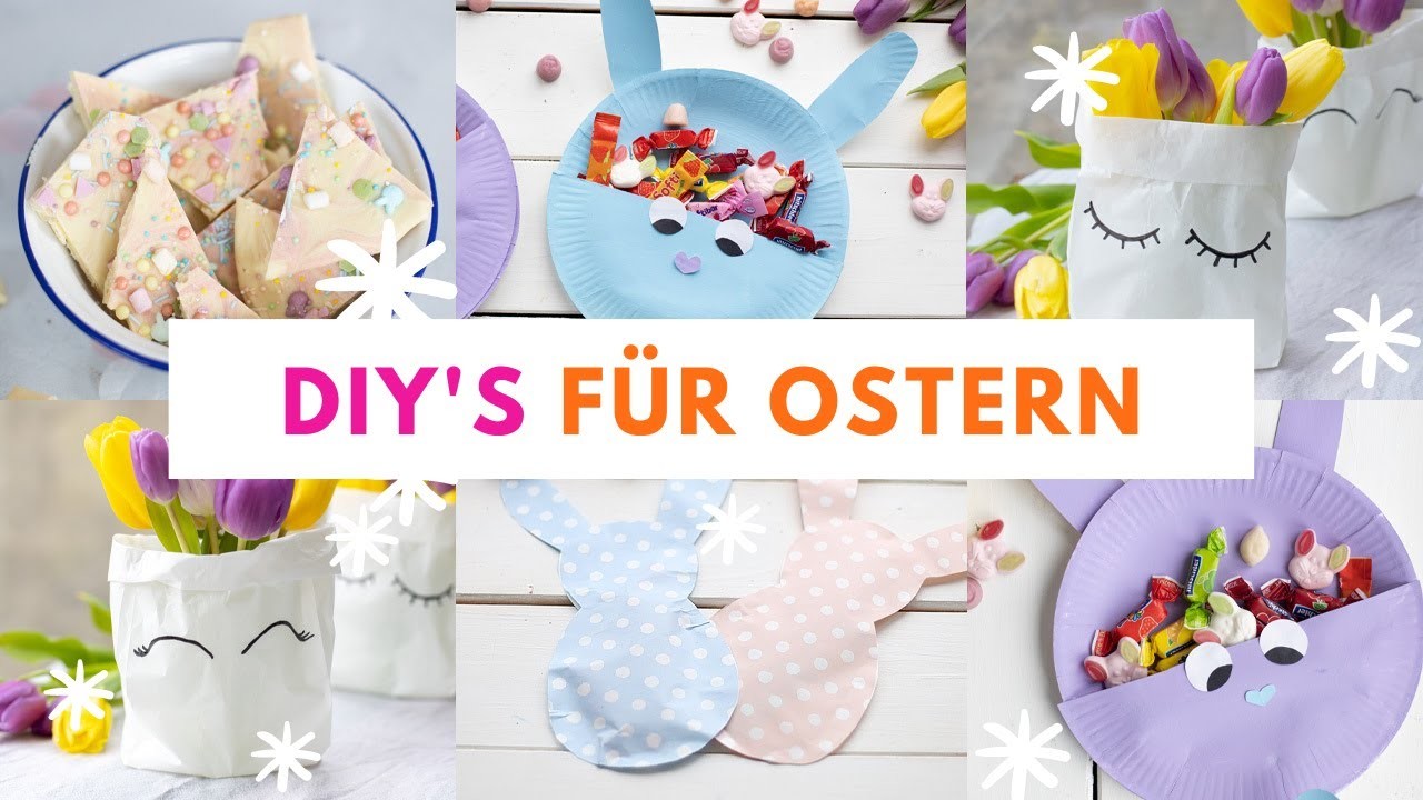4 einfache DIY's für Ostern. Frühling (2021) | Last-Minute-Ideen.SOS-Geschenke | TRYTRYTRY
