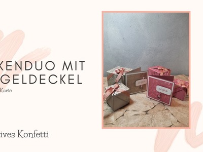 Boxenduo mit Flügeldeckel und Minikarte | Stampin' Up!