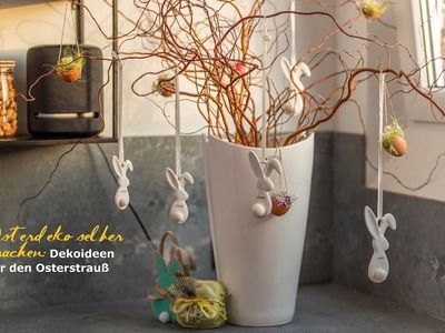 DIY Osterstrauss Deko selber machen