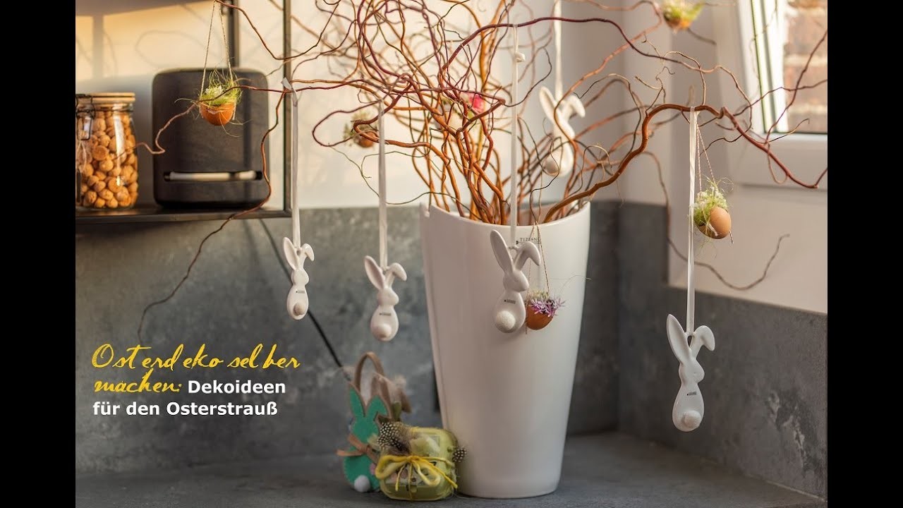 DIY Osterstrauss Deko selber machen