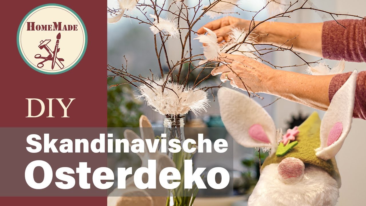 DIY | Skandinavische Osterdeko zum Selber Machen | 5 Ideen | Scandinavian Easter deco
