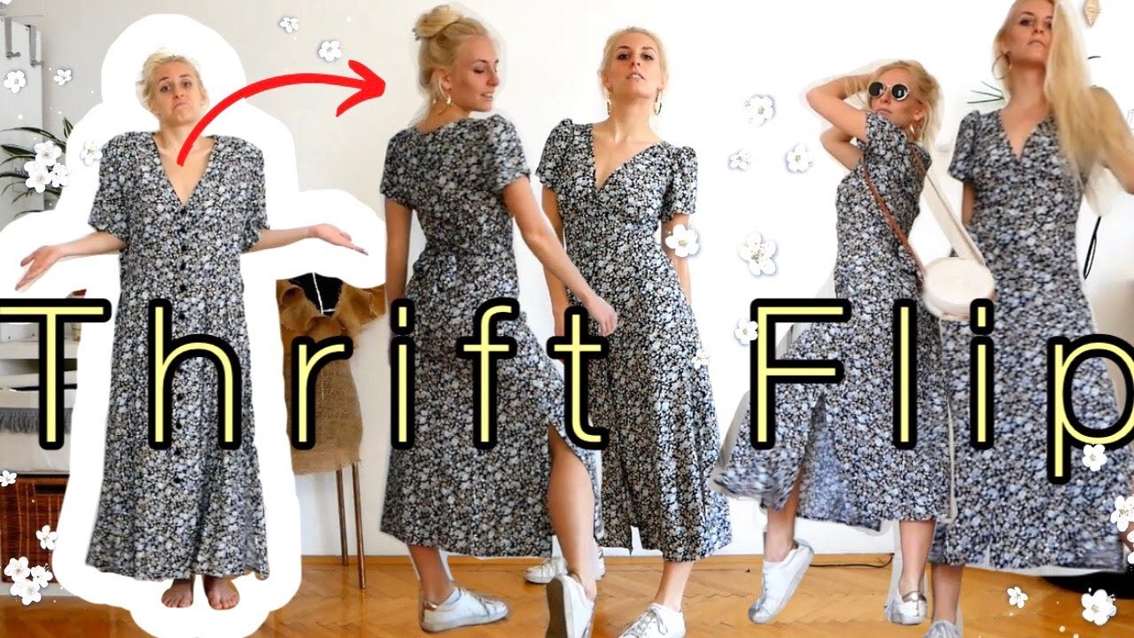 Es wird wieder wärmer! Sommerkleid-Thrift Flip aus Omas Kleiderschrank!☀️