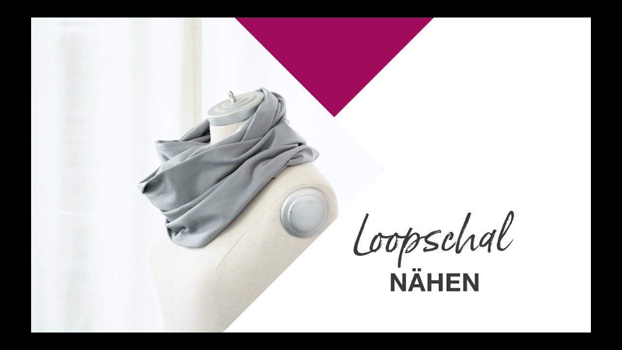 Nähtutorial - DIY: Loop Schal nähen