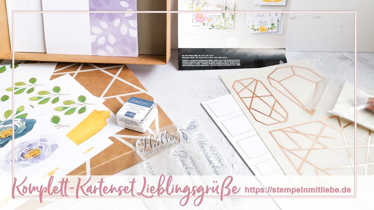 Stampin' Up! | Komplett-Kartenset Lieblingsgrüsse