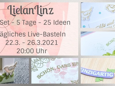 1 Set - 5 Tage - 25 Ideen Tag 3 - Live Basteln "Schön Schwungvoll" | Stampin' Up!