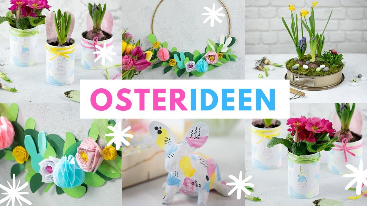 4 kreative Last-Minute DIY's für Ostern (2021) | Deko und Geschenke | TRYTRYTRY
