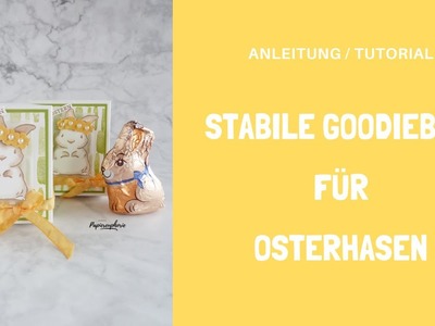 Anleitung stabile Goodie Box für Osterhasen, Material: Stampin' Up!