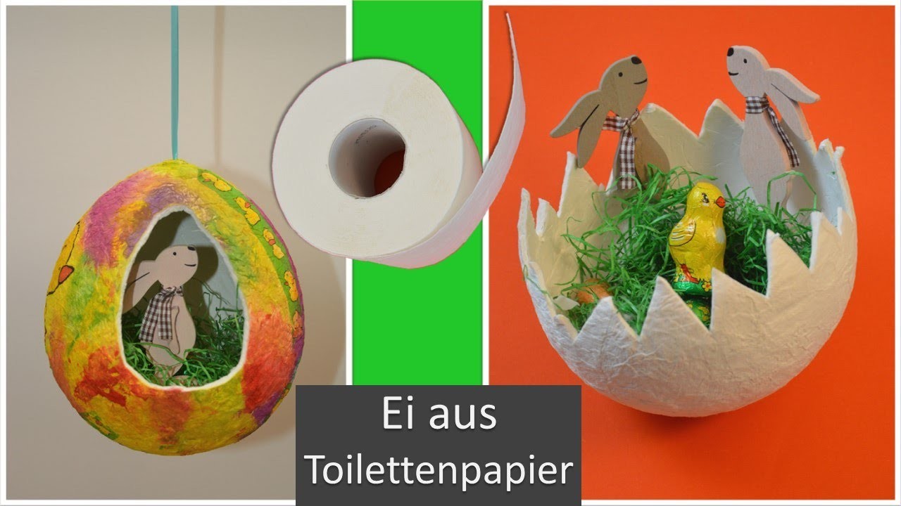 Ei aus Toilettenpapier