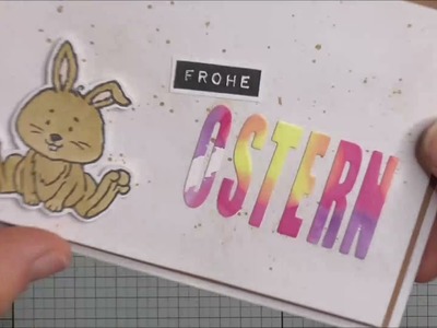 Experimente mit den Alcohol Inks und Osterkarten | Craftupdate