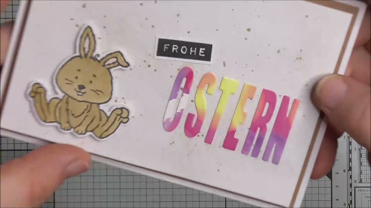 Experimente mit den Alcohol Inks und Osterkarten | Craftupdate